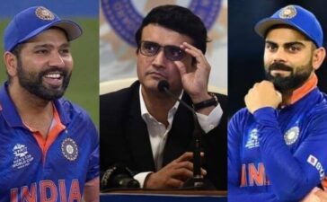 Sourav Ganguly Virat Kohli Rohit Sharma