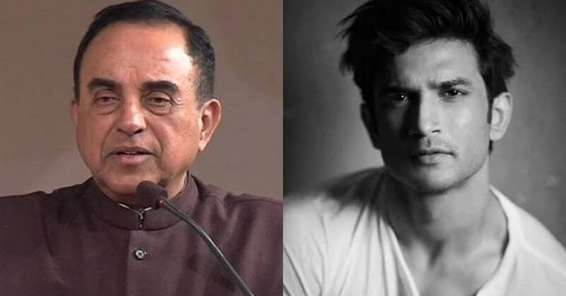 Subramanian Swamy Evidence Sushant Singh Rajput