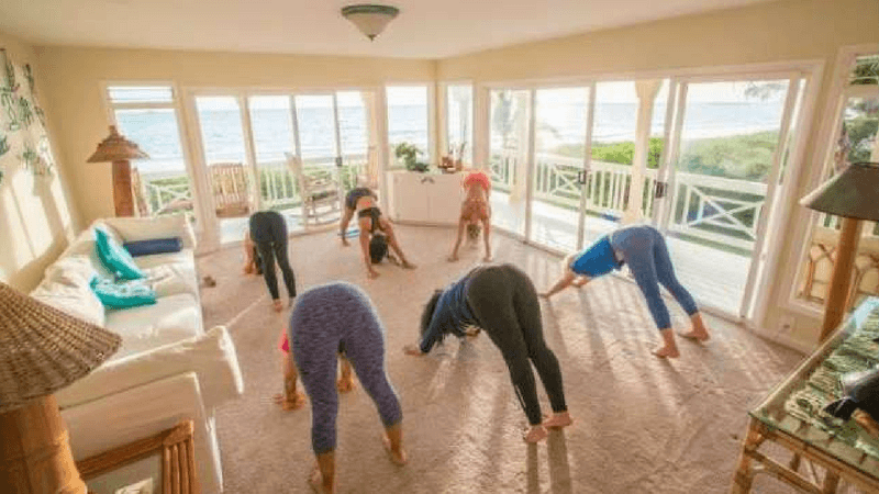 Women Taking Yoga Classes
