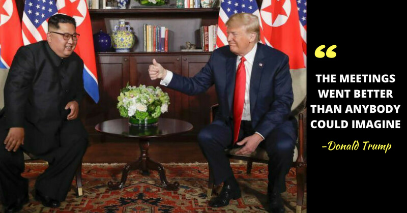 Donald Trump Meets Kim Jong Un