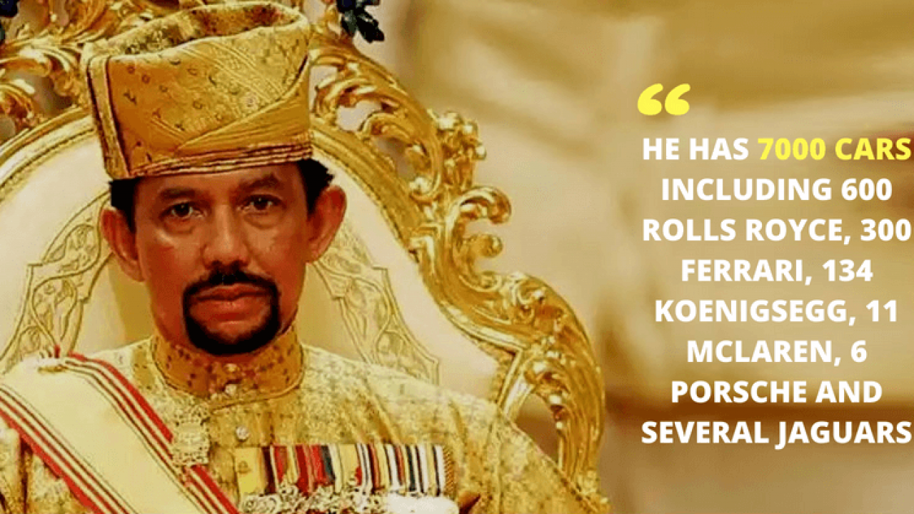 Meet Hassanal Bolkiah The Richest Sultan In The World He Got A Private Plane Made Of Gold