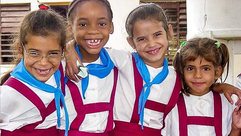 There are a few variations of uniforms in Cuba