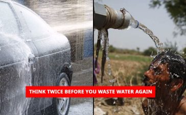 Think twice before you waste water again