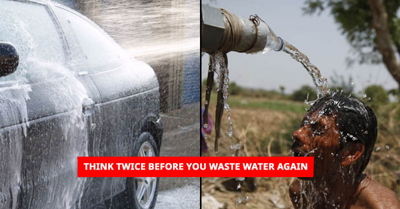 Think twice before you waste water again