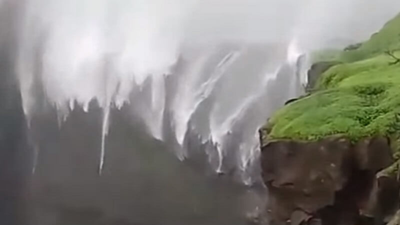 Upside Down Waterfall In India
