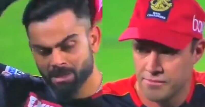 Virat Kohli AB De Villiers Crying IPL 2021