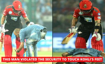 Virat Kohli Fan Violate Security