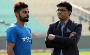 Virat Kohli Sourav Ganguly BCCI