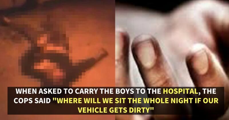 Meerut School Boys Accident Scene