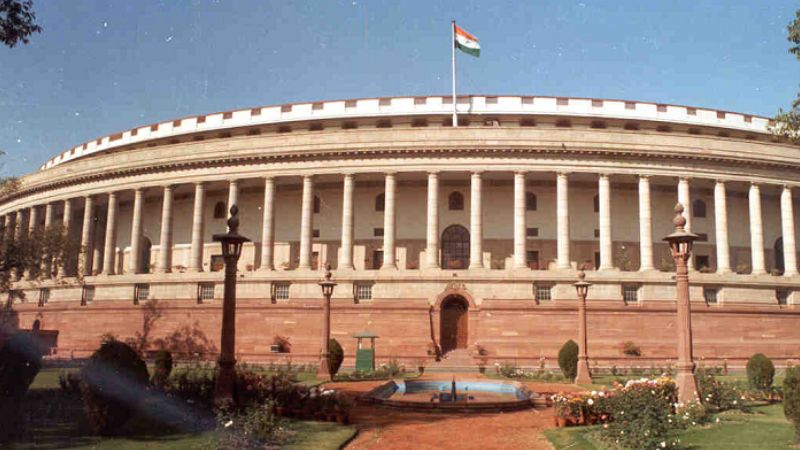 Indian Parliament from outside