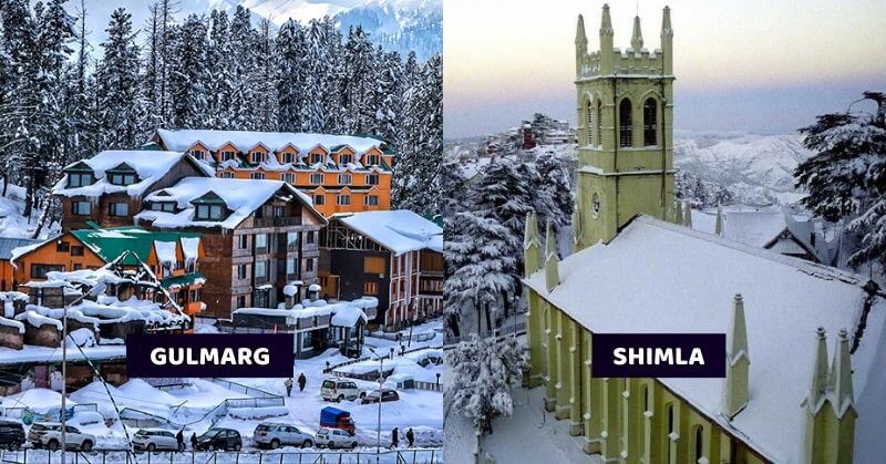 Snowfall Winter Honeymoon Destinations