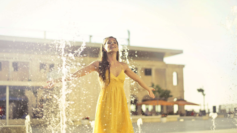 Yellow is the color of happiness, sun, and laughte