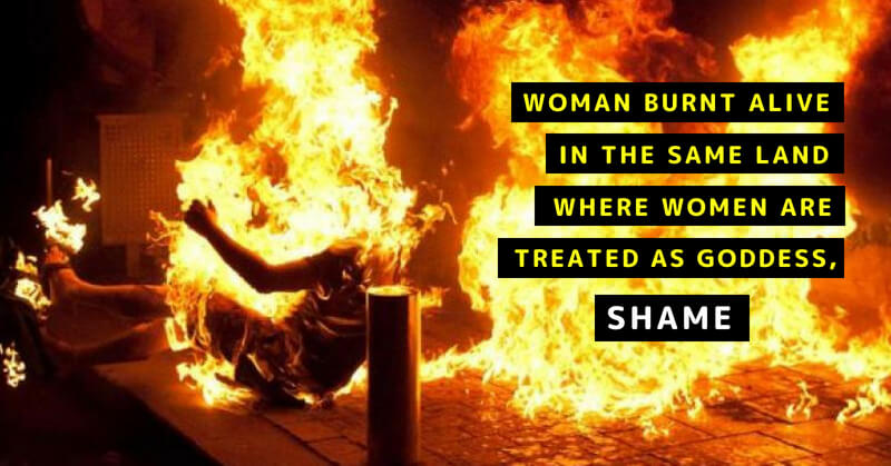 Women Burnt alive