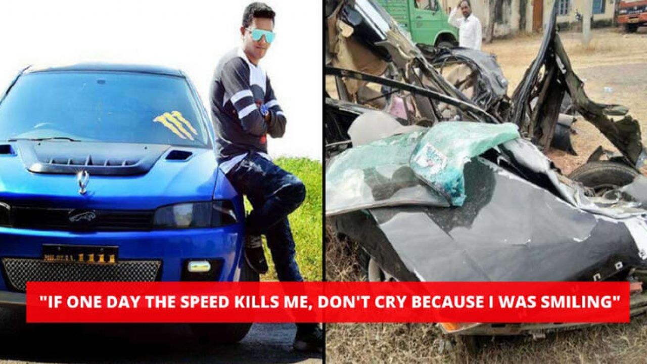 A Paul Walker Fan Died In A Car Accident A Speed Kills Related Quote Was Written On His Car