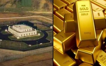 Fort Knox holds 4600 ton gold