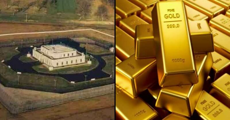 Fort Knox holds 4600 ton gold