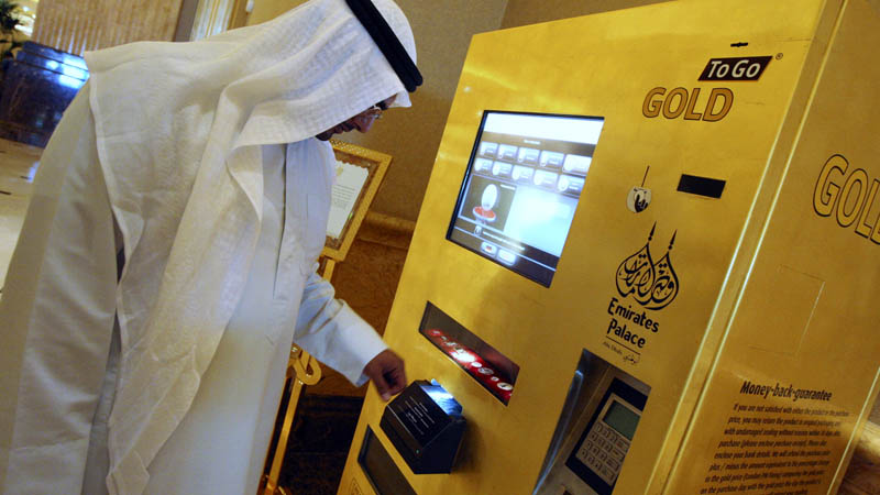 gold vending machine