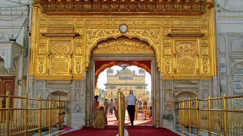 golden temple has four Entrances