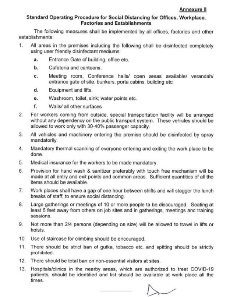 Here Are The Guidelines Issued By Central Government For Lockdown 2.0