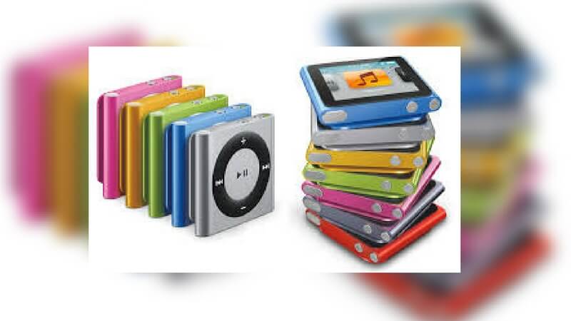 iPod Nano and iPod Shuffle