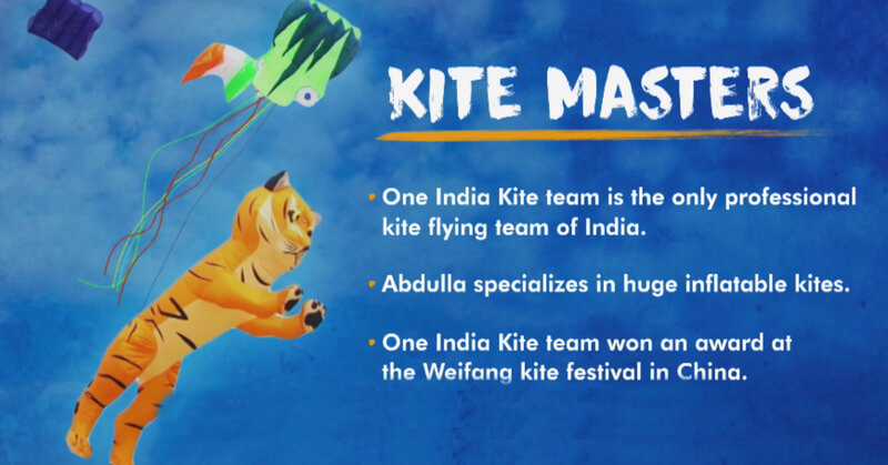 Abdulla And One India Kite Team
