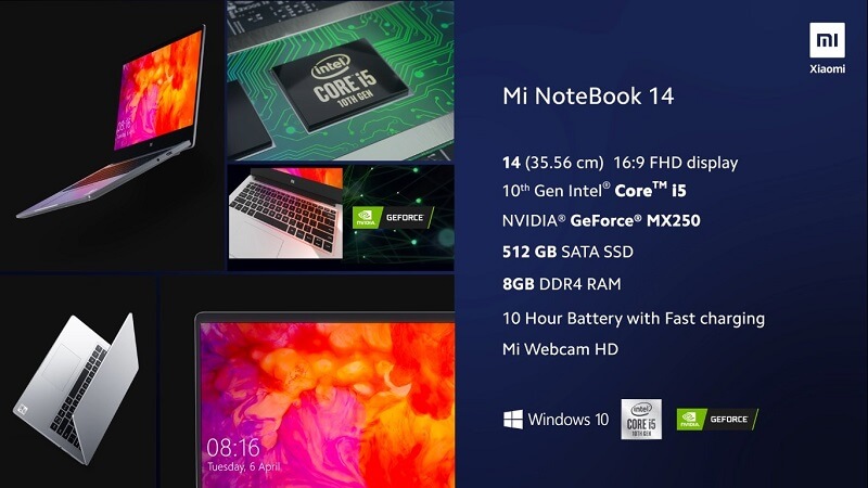 Mi Notebook 14 Spec