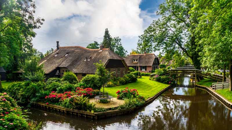 Giethoorn, the Dutch Venice, the Netherlands