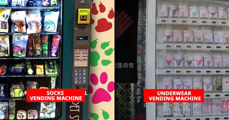 socks and underwear vending machine