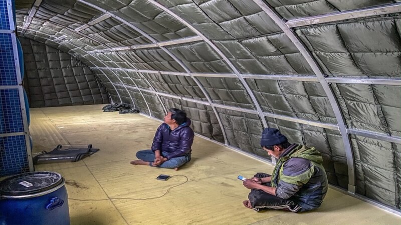 Sonam Wangchuk Solar Powered Heated Tent