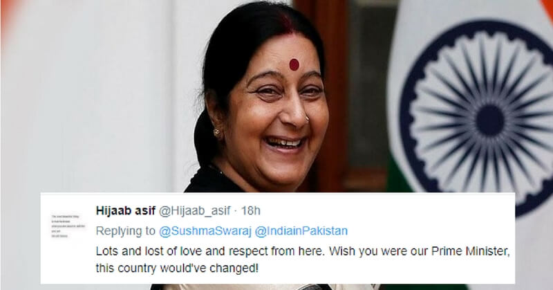 Sushma Swaraj Pakistani Women
